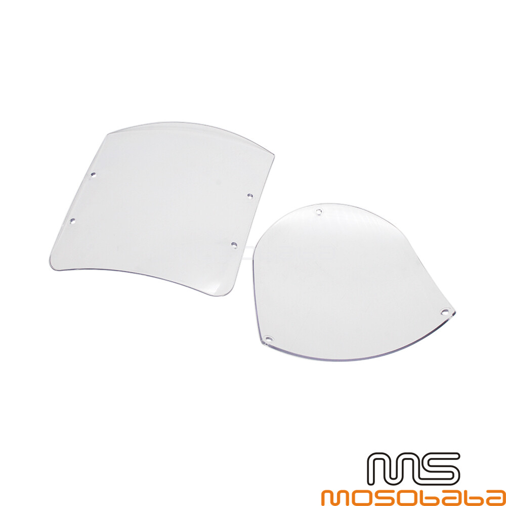 Headlight Quarter Fairing Replacement Windshield For Harley Dyna Super Glide FXD