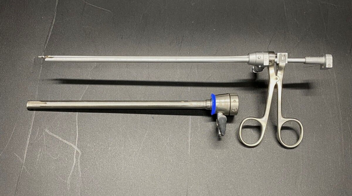 Olympus Continuous Flow Outer Sheath & Olympus Surgical Optical Hook Scissors