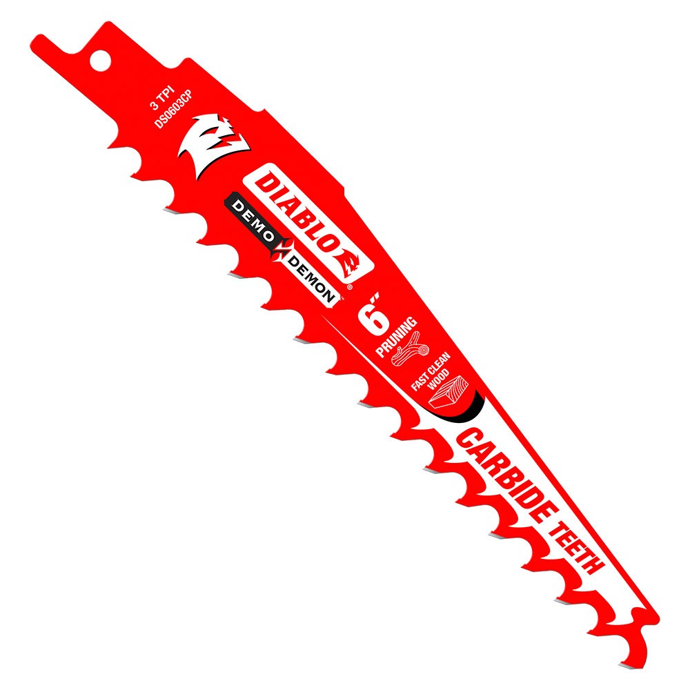 Diablo DS0603CP10 6in Carbide-Tipped Pruning Clean Wood Blade 10-Pack