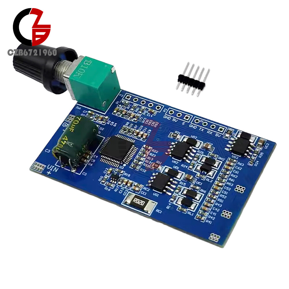 3-Phase Brushless Motor ESC Speed Controller Module W/ Hall DC12-24V 10A STC32G