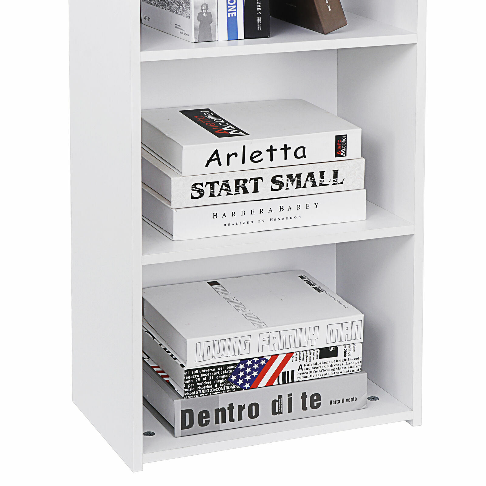 5 Tier Bookcase Bookshelf Storage Wall Shelf Organizer Unit Display Stand