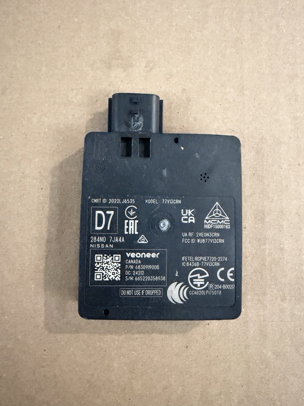 Genuine Nissan Blind Spot Radar 284N0-7JA5A