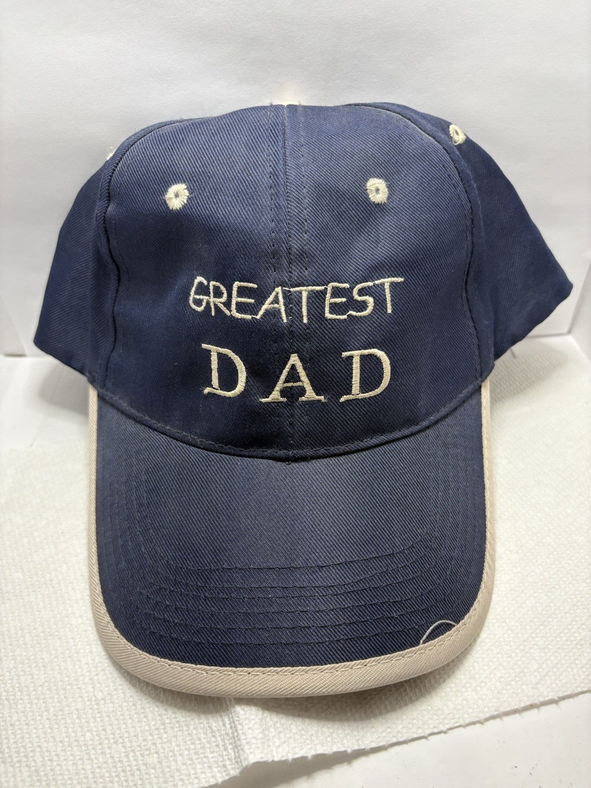 Greatest Dad - Blue Baseball Cap