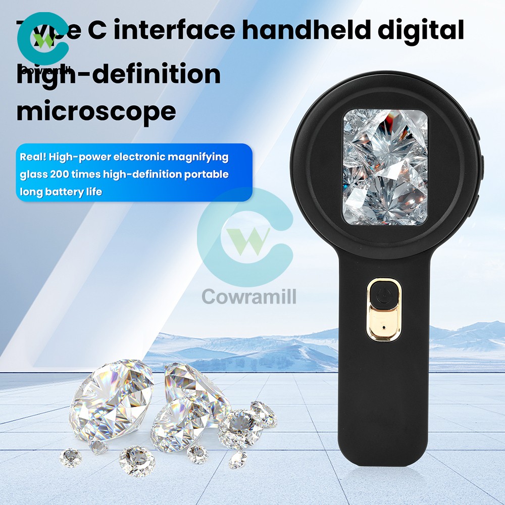 20X Handheld Digital Microscope 2.0inch Video Coin Jeweler Magnifying Glass