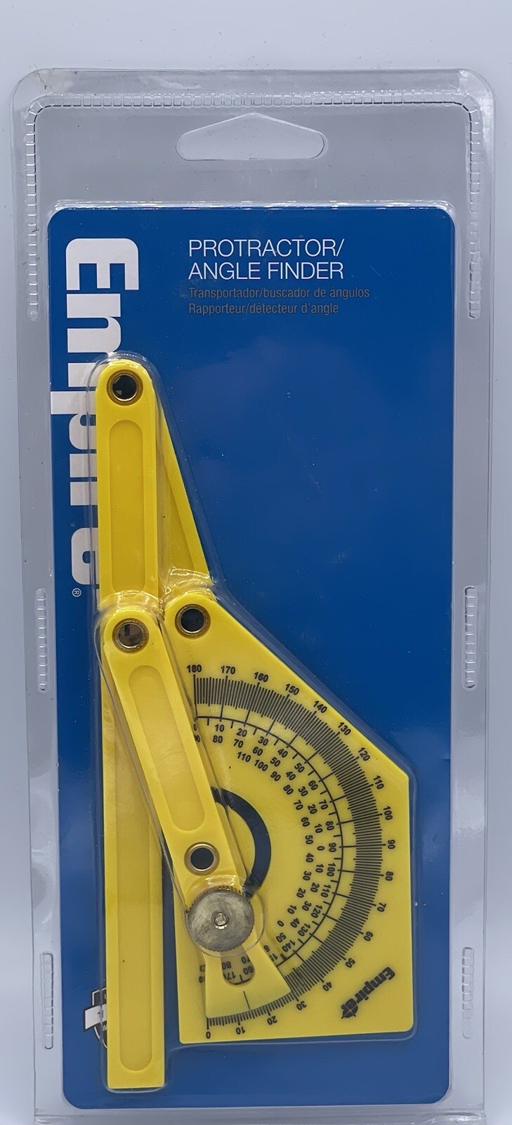 Empire Level 2791 Polycast Hi-Visibility Lightweight Protractor/Angle Finder NIP