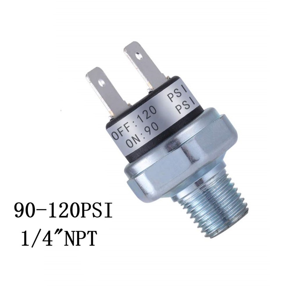 1/4'' NPT 12V24V Air Compressor Pressure Switch for Train for horn 70 100PSI