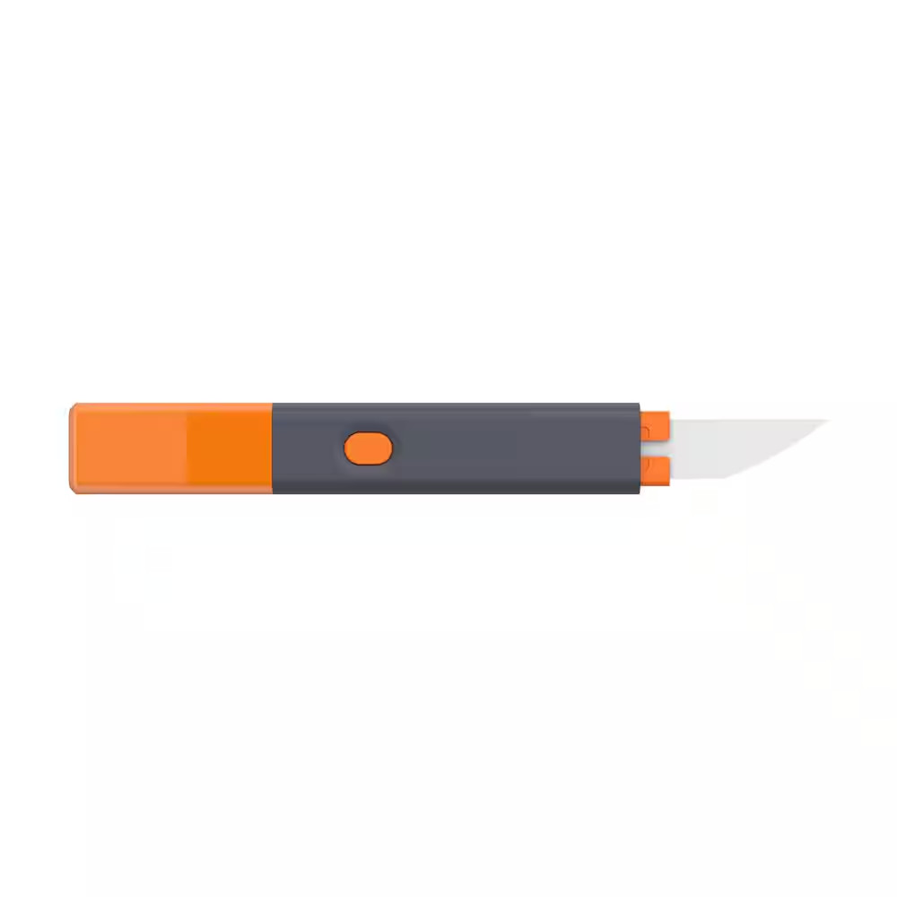 Deburring Tool Installed Safety Blade Utility Knife