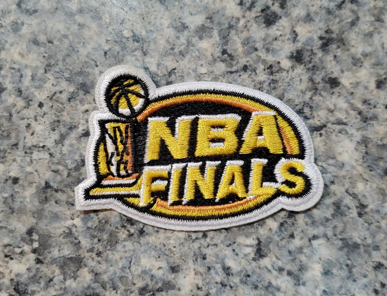 NBA FINALS - CHAMPIONSHIP PATCH - Embroidered Iron On. 2.75" x 1.75"