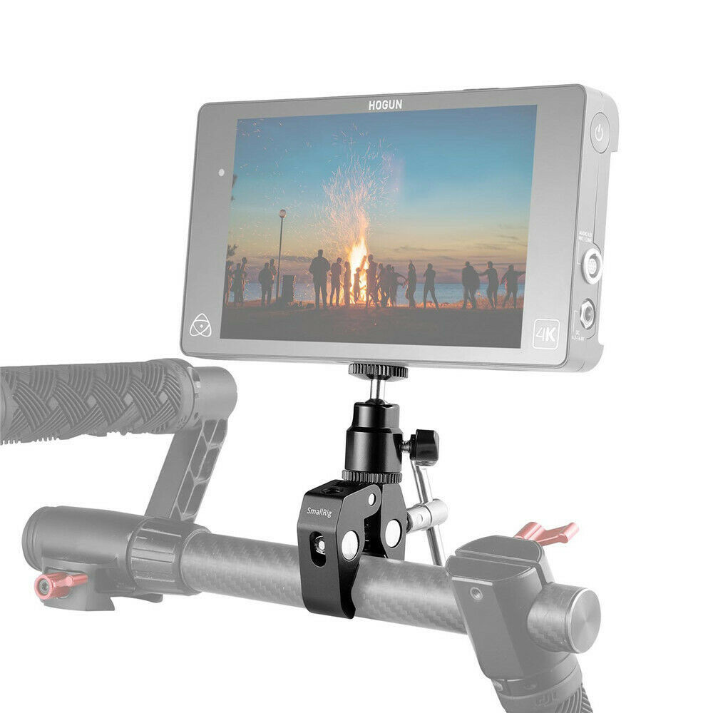 SmallRig Super Clamp Mount Adjustable Camera Mount Clamp w/ 1/4" Screw Ball Head