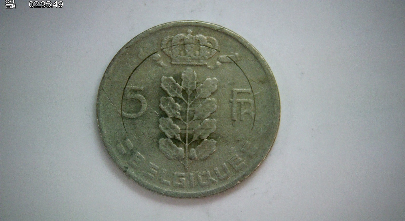 Belgium 1963 5 Francs Belgium 5 Francs (Belgique) - Baudouin I Coin