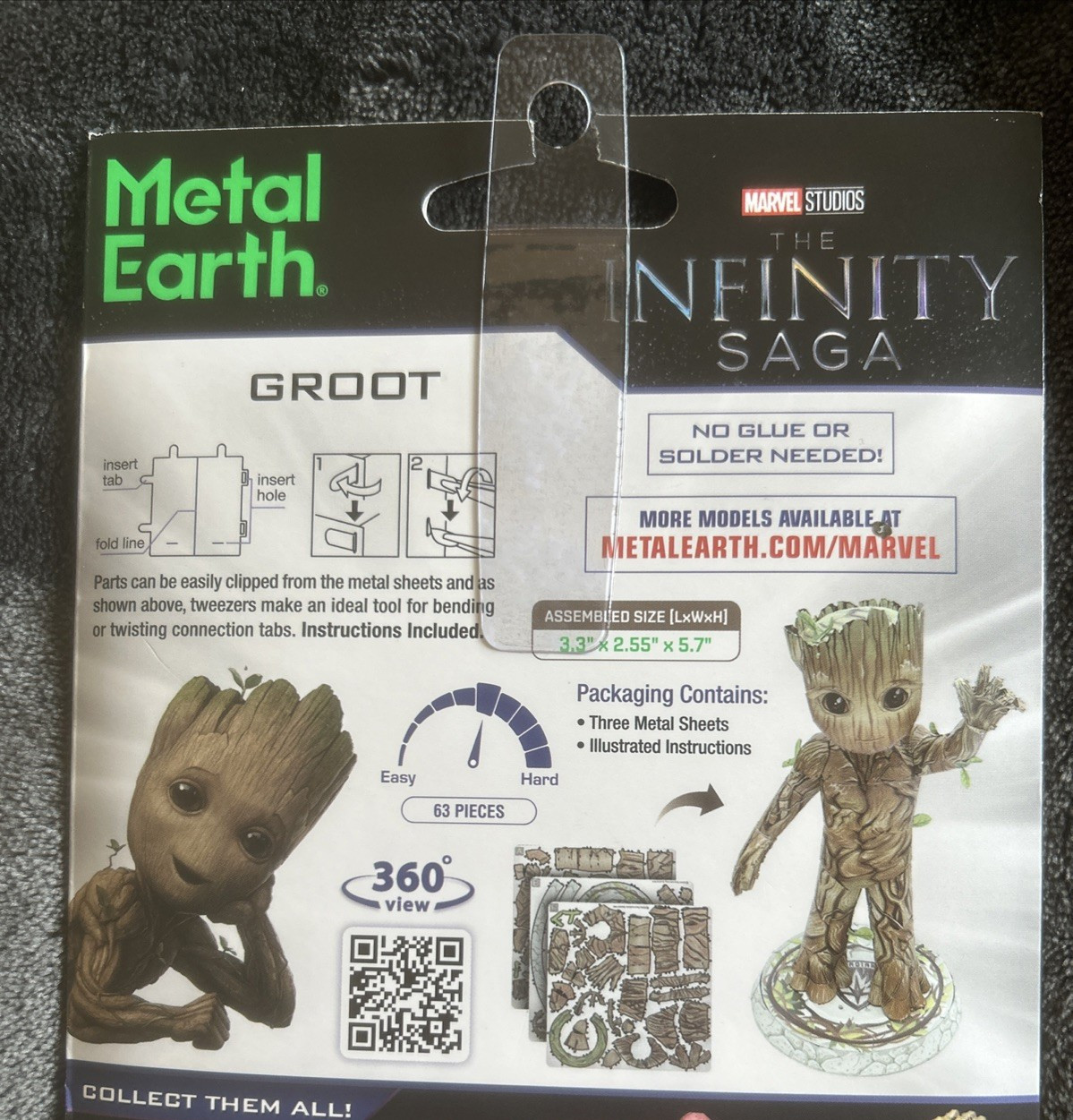 Metal Earth 3D Steel Model Kit: Groot