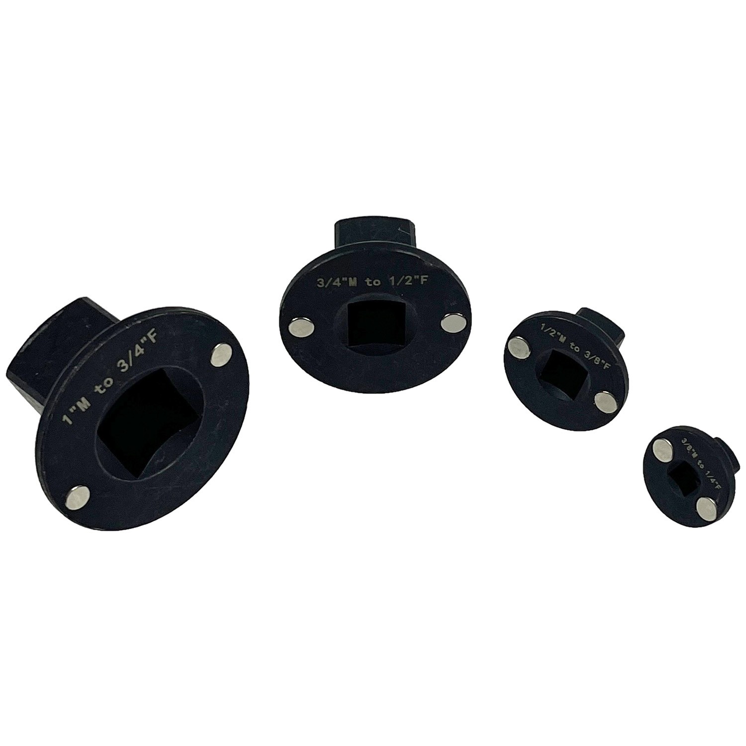 4Pcs Magnetic Low Profile Impact Socket Adapter Set Drive Ratchet Adapter Set