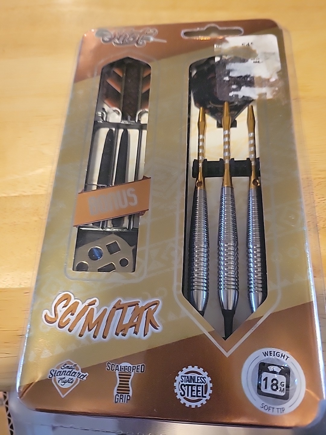 Shot Darts Scimitar Soft Tip Dart Set - 18g