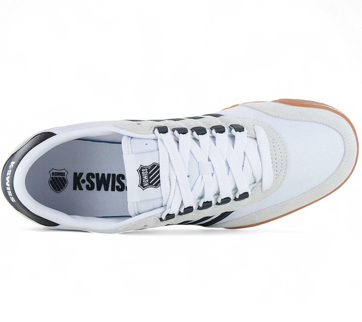 K-Swiss Vintage Trainer T - Men Sneakers White 09463-168 Retro Casual Shoes