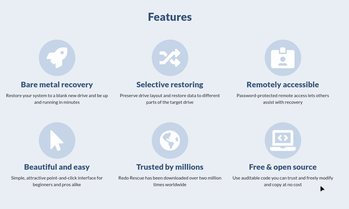 Disk Cloning Software Imaging Backup and Restore Hard Drive Tools Rescue Disk +