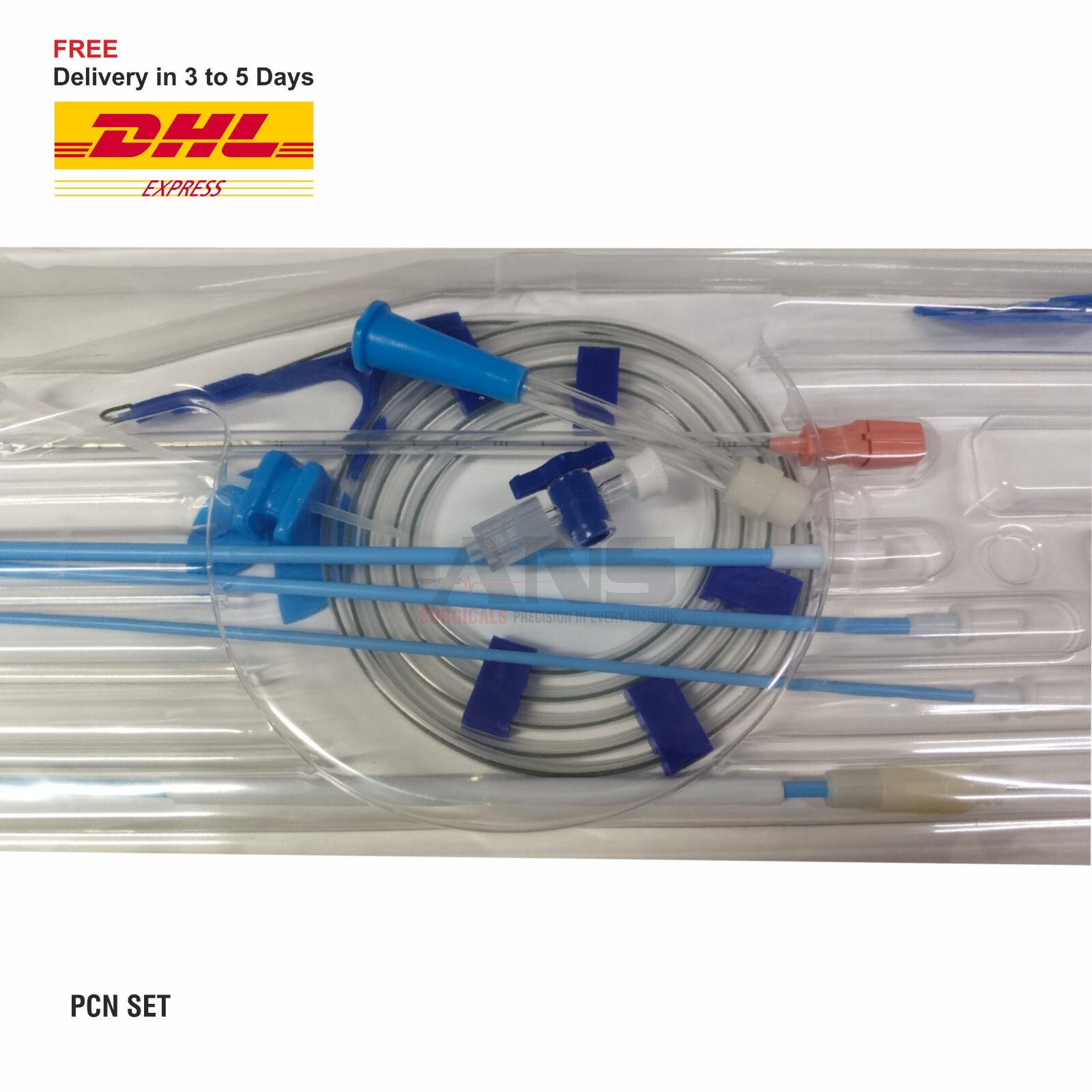ANS  PIGTAIL PCN SET 10Fr Sterilised