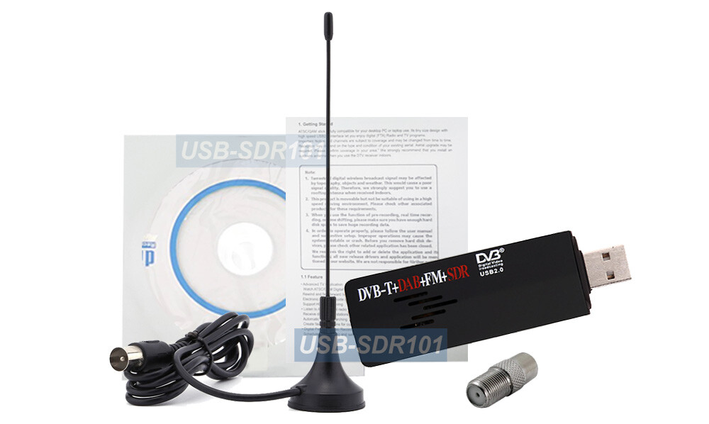 Premium USB SDR FM Radio Tuner With Realtek RTL2832U Receiver For Windows PC