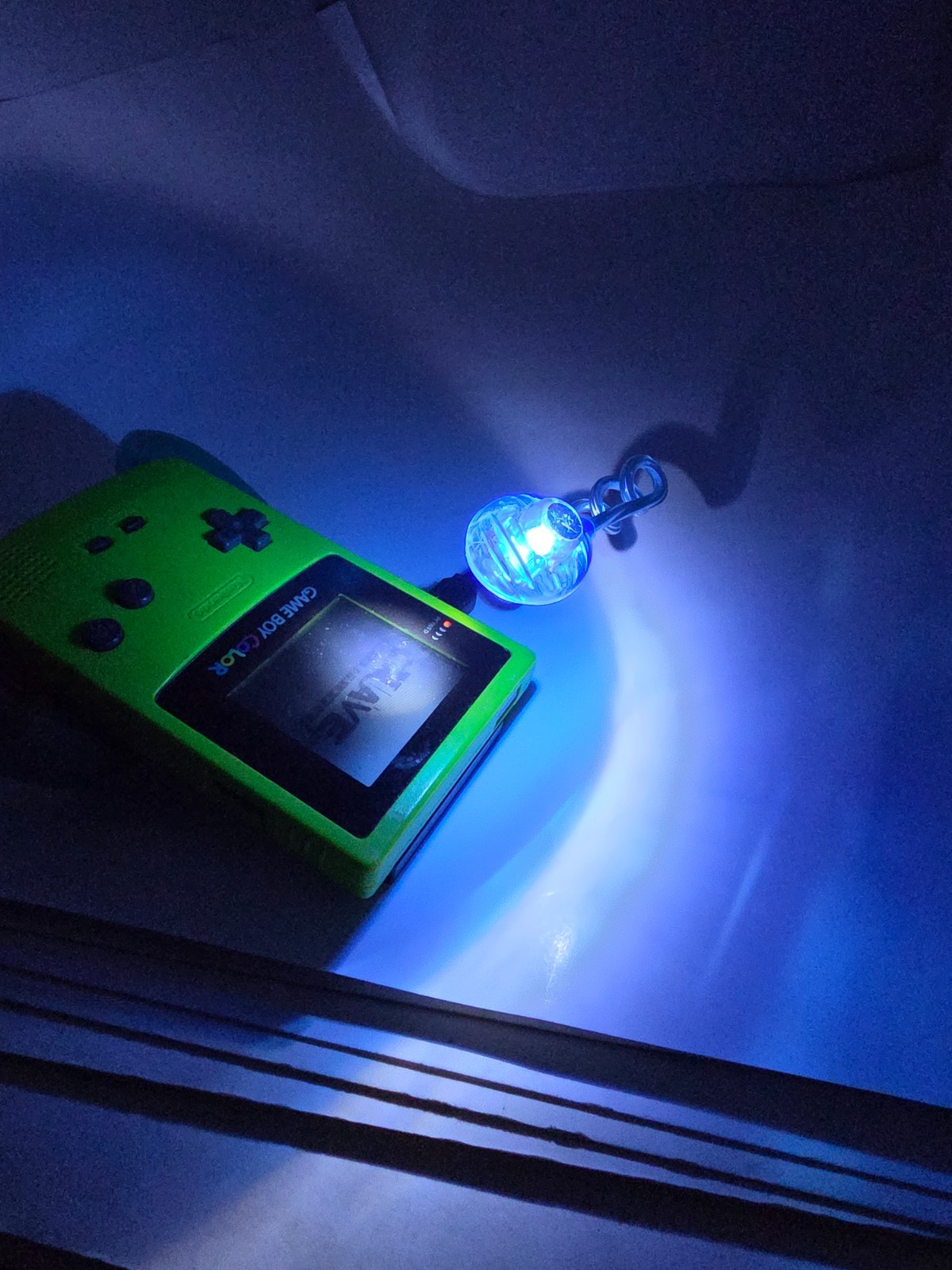 NEW Very Bright LED Wormlight Worm Light for Game Boy Color GBC BLUE