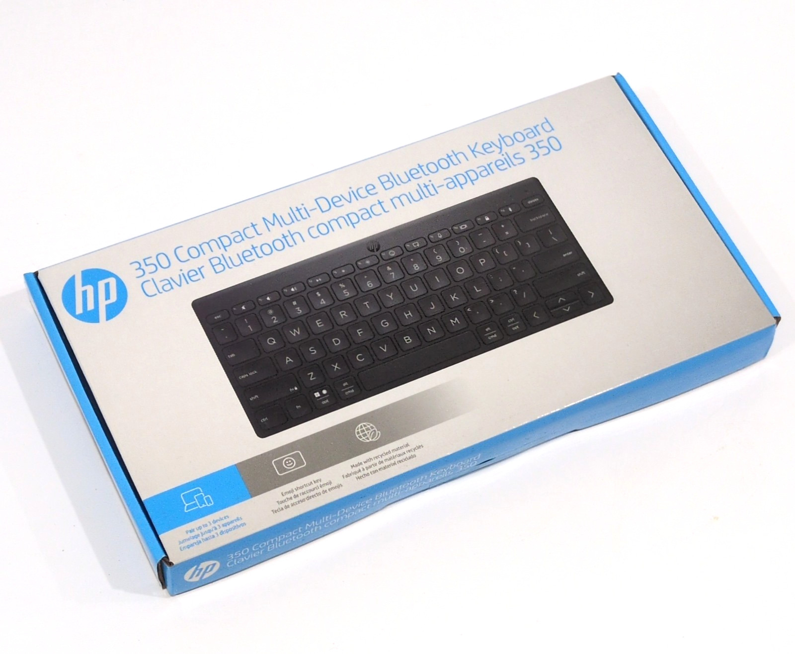 HP 350 Compact Multi-Device Bluetooth Keyboard  PC, Mobile & Tablet.