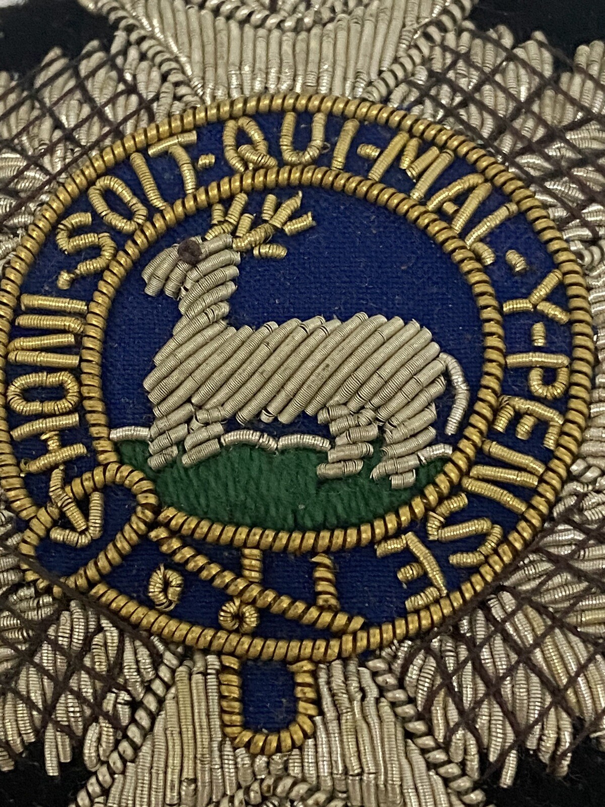 BEDFORDSHIRE & HERTFORDSHIRE REGIMENTBLAZER BADGE PATCH Vintage (1688–1958)