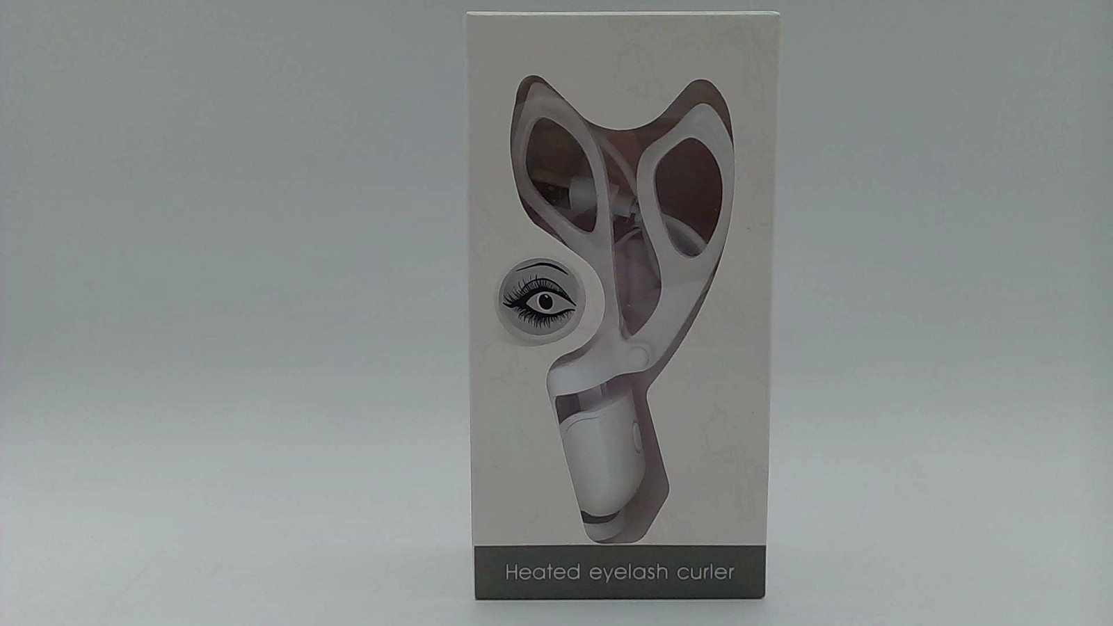 Long Lasting White Electric Heated Eyelash Curler USB Rechargeable Makeup