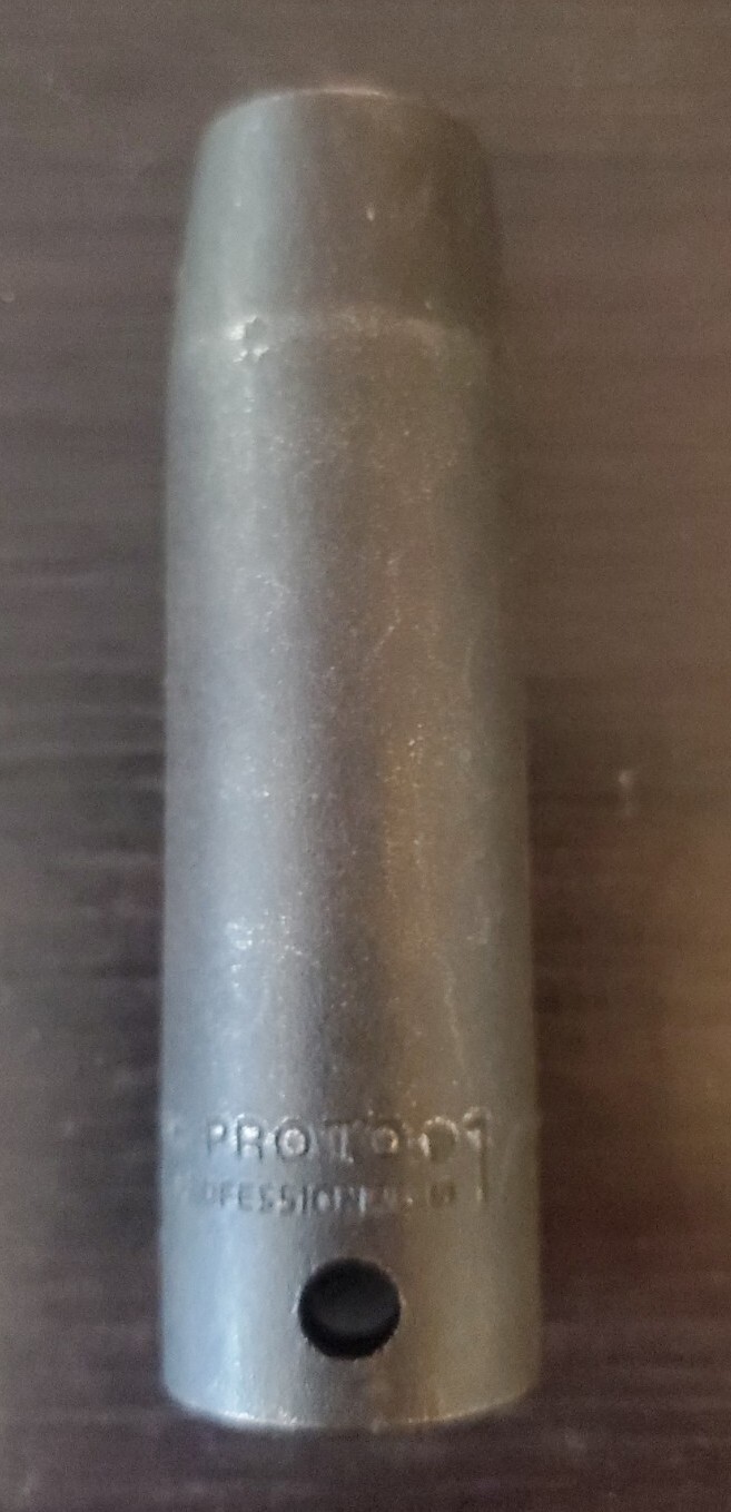 (×2) 1/2" Drive x 1/2" Deep Impact Socket 6 Point Black Oxide Proto 7316H New