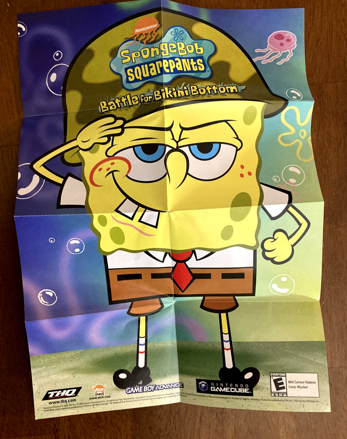 SET OF 5 SpongeBob Gameboy Advance Instruction Booklets Inserts Posters Points