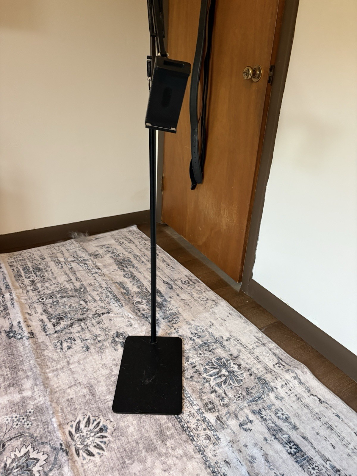 Adjustable Tablet Floor Stand, 360° Rotatable Holder for iPad/iPhone, 4.7-11"D