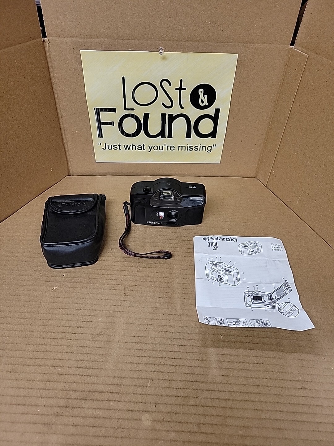 Polaroid 3100 BF (Bigfinder) 35mm Point & Shoot Film Camera Case Manual