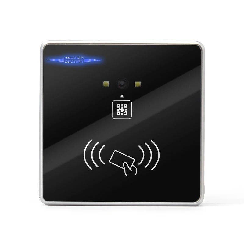 12V RFID Barcode 2D QR Code Reader Access Control Reader Wiegand TTL RS232 RS485