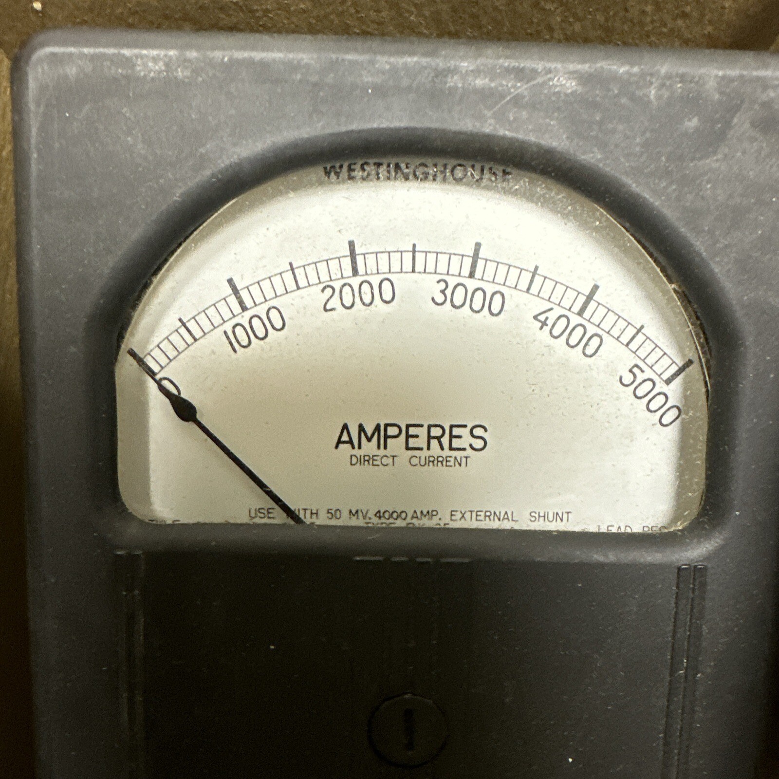 Westinghouse,RX-35,Amp Meter 0-5000