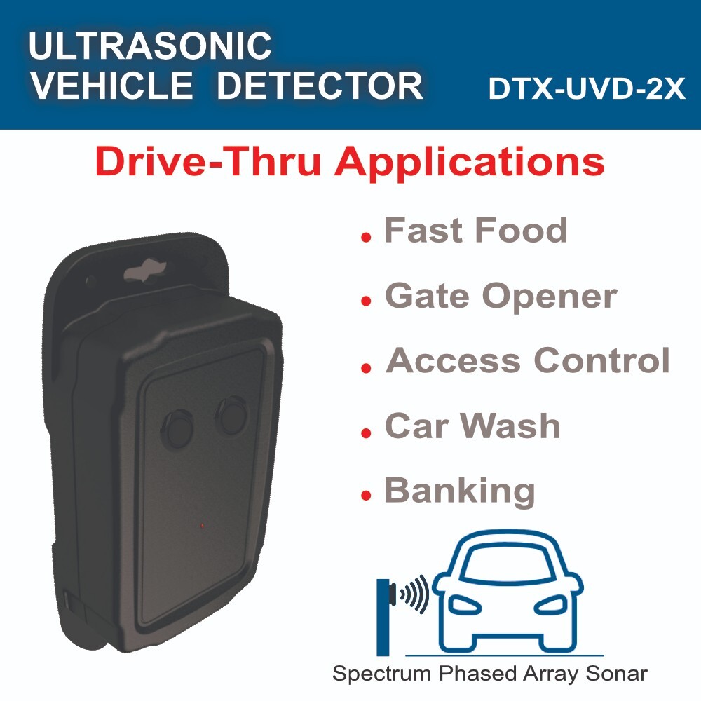 Ultrasonic Vehicle Detector Car Sensor DRIVE THRU Headset System HME 3M VDB Loop
