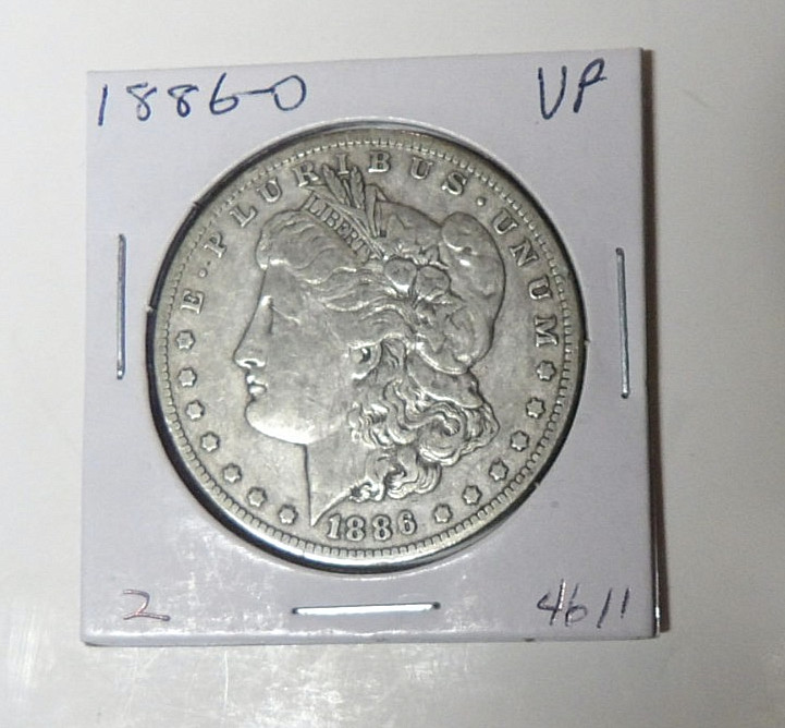 1886-O Morgan Silver Dollar VF New Orleans Mint Very Fine (121925)