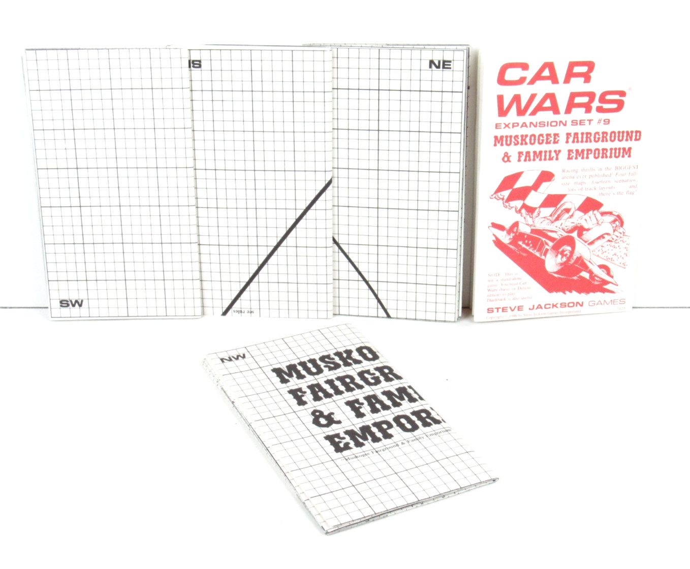 Car Wars Expansion Set #9 Muskogee Fairground Family Emporium Uncut 1983