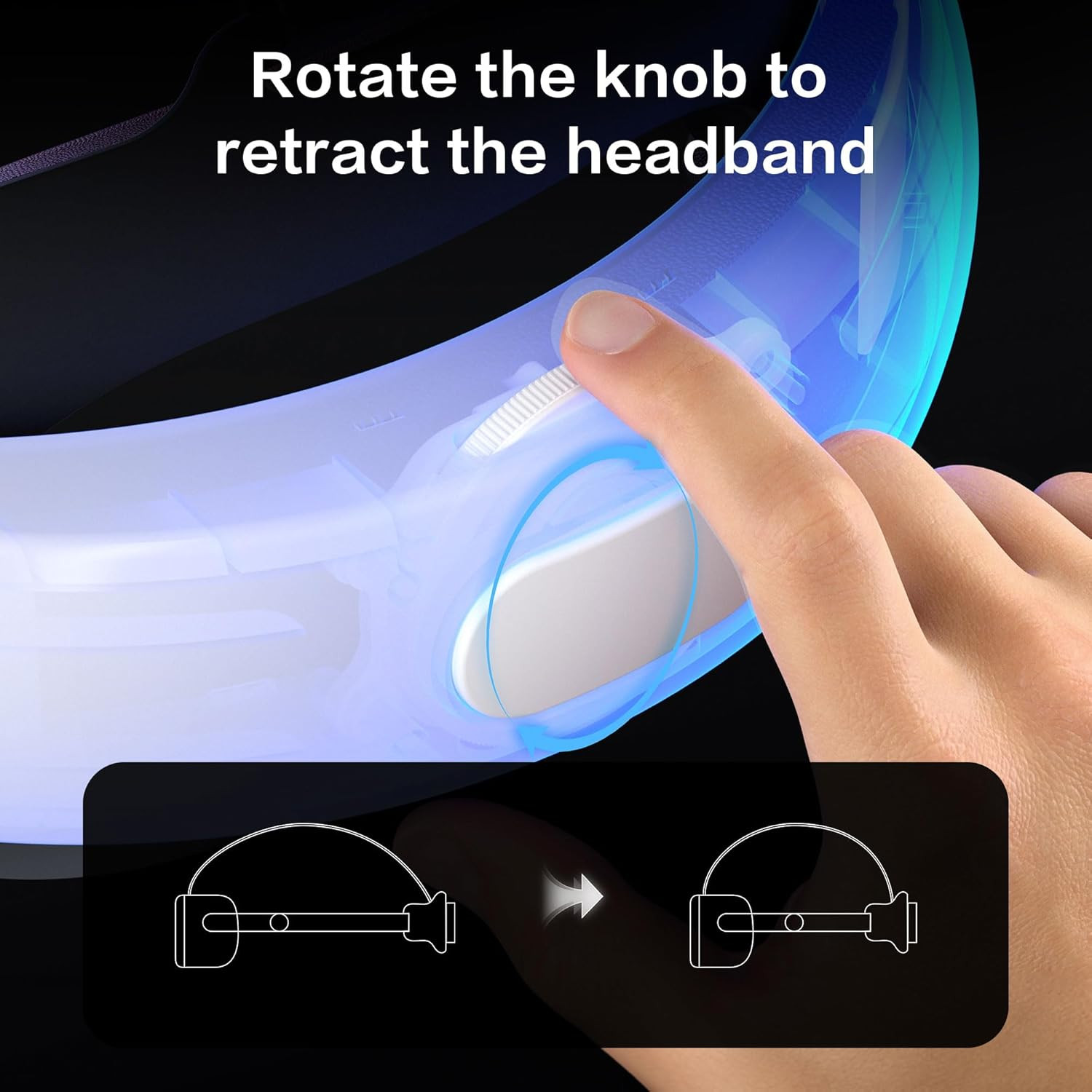 Head Strap for Oculus Meta Quest 2, Elite Adjustable Replacement Strap for Meta