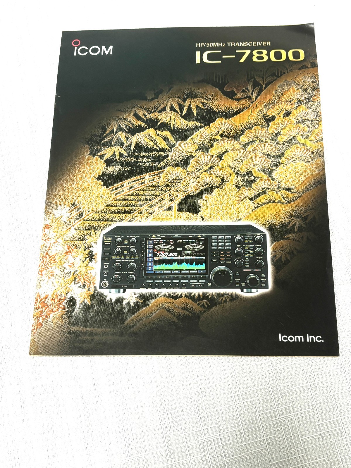 Icom IC-7800 Transceiver Brochure, Factory Original, Excellent