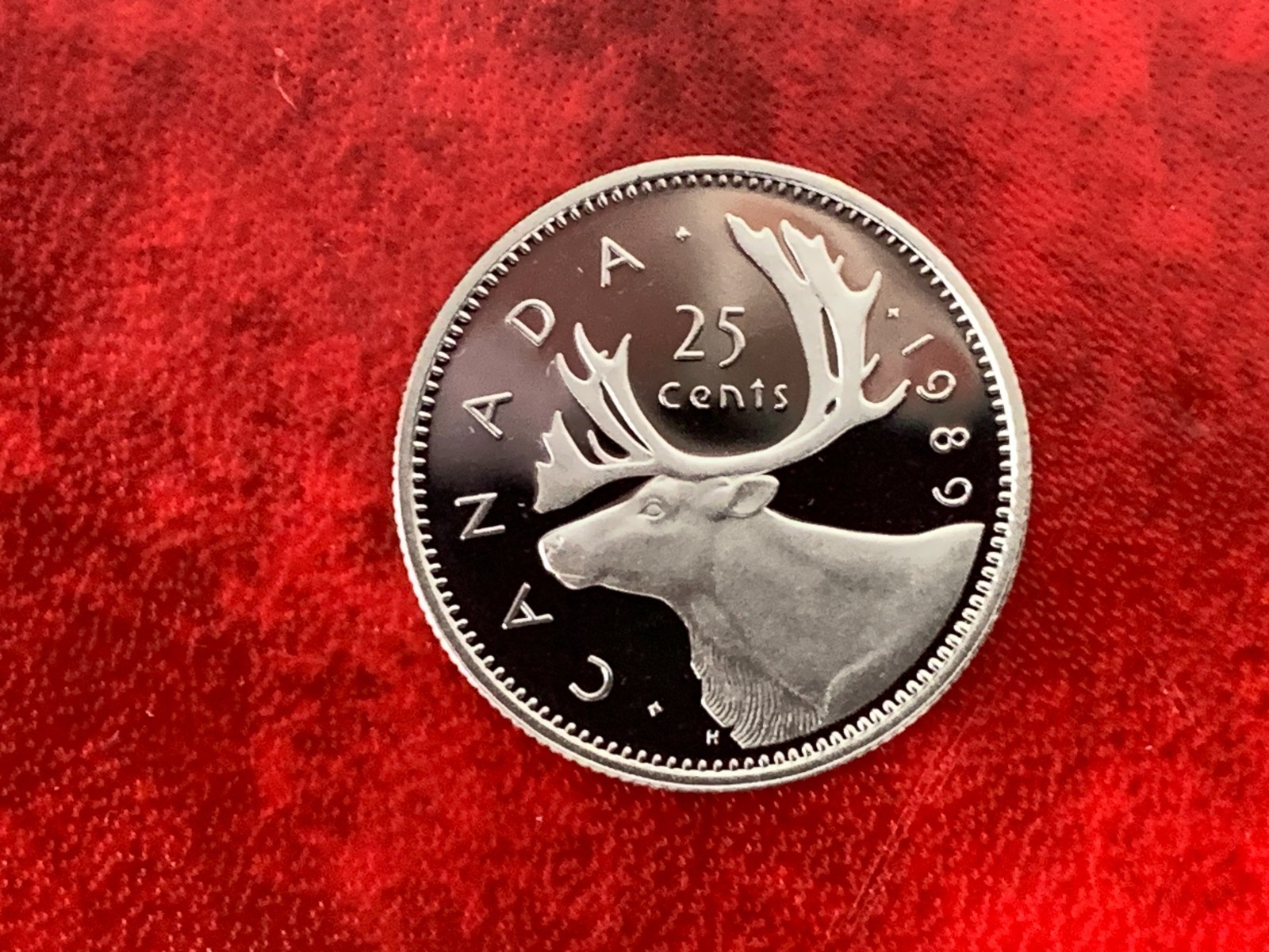 Canada 25 Cent 1989 Proof Coin-Uncirculated