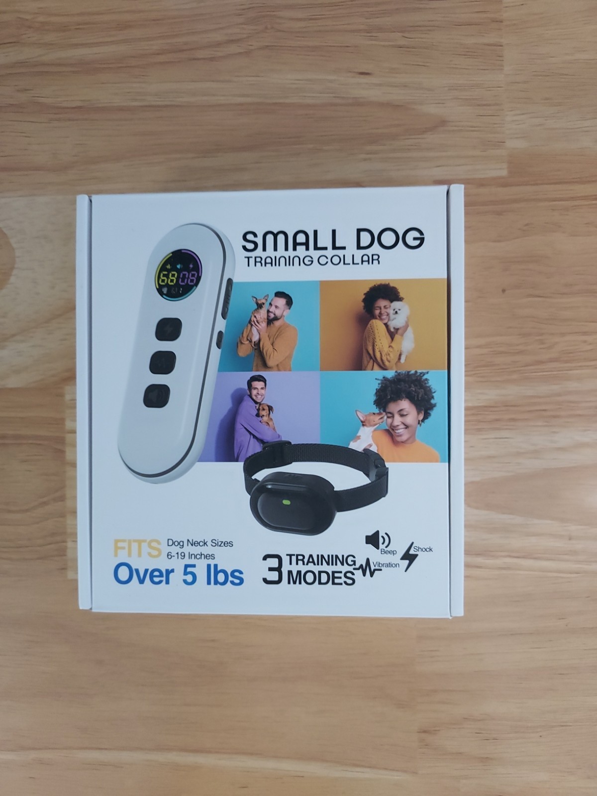 Small Dog Training Collar Rechargeable Remote Control 6-19" Neck Over 5 Lbs NEW