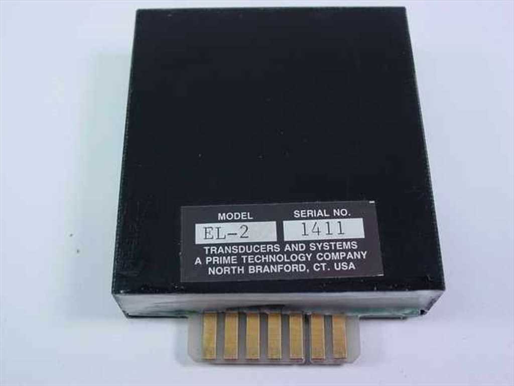 Transducers and Systems FT30A Transducer EL-2 Module Set Prime Technology