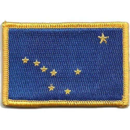 Morale Patch Hook Alaska Juneau State Patches 3x2".Full Color