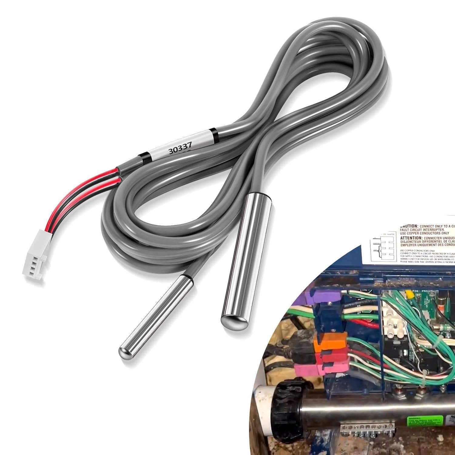 25-175-0337 Sensor Assembly for Balboa Systems,Replacement for 30337, 30337KIT