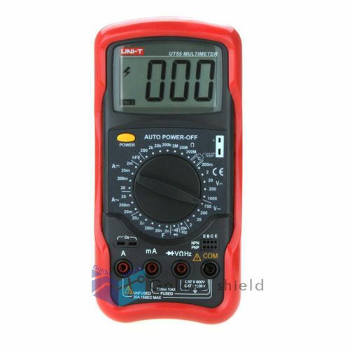 UNI-T UT55 Standard Digital Multimeters AC DC Volt Amp Ohm Capacitance Temp
