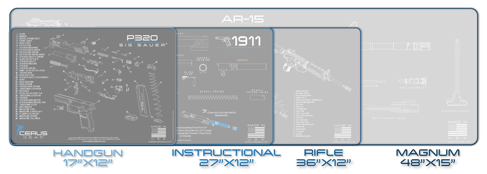 Canik METE MC9 Prime Schematic Handgun Mat Grey