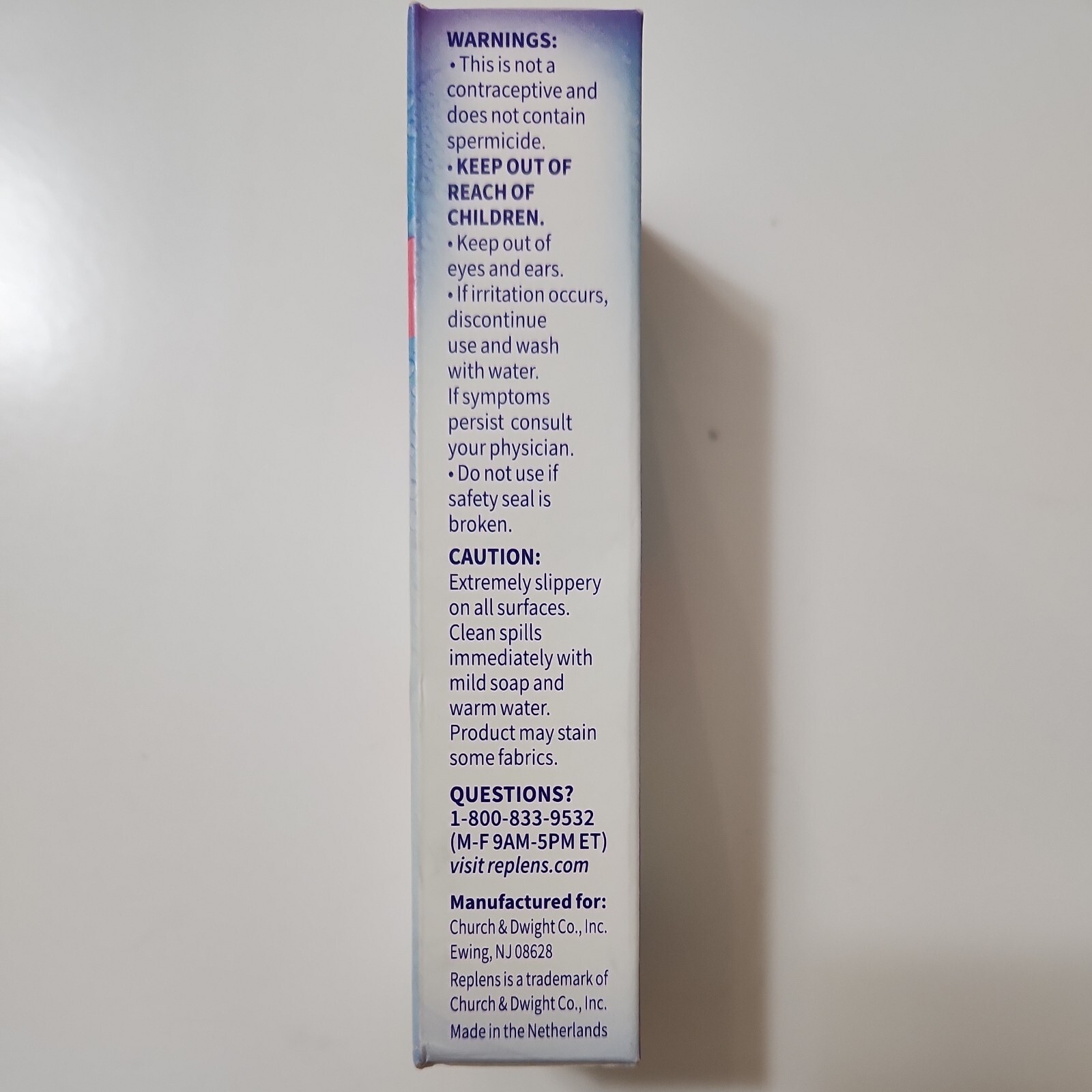 Replens Silky Smooth Personal Lubricant For Continuous Pleasure 2.7 oz Exp 2026+
