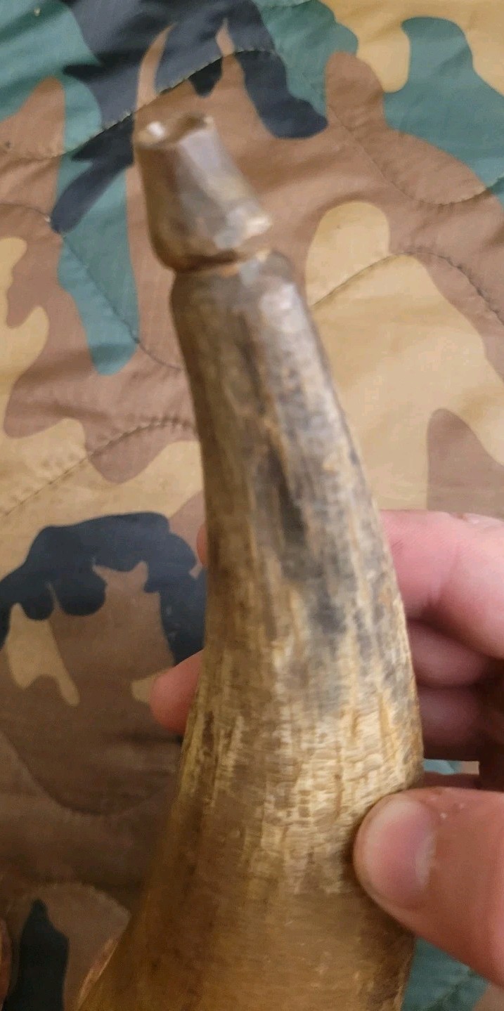 Vintage Muzzleloading Powder Horn
