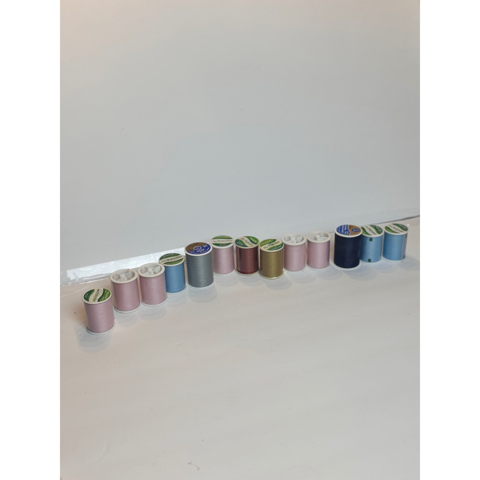 Coats & Clark Trusew Polyester Thread Lot 13 Spools Assorted Colors Sewing
