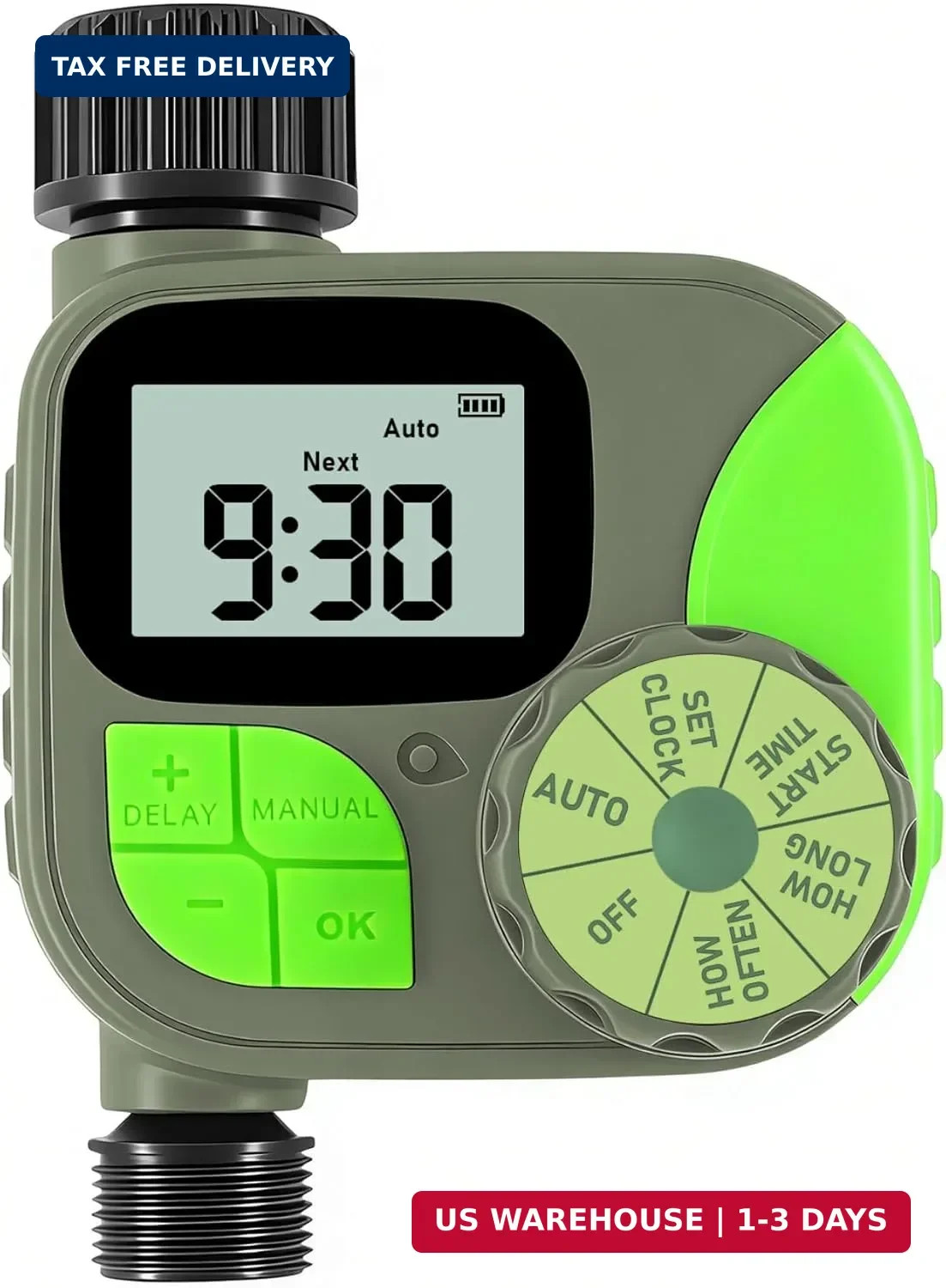 Sprinkler Timer for Garden Hose - Irrigation Timer for Outdoor Faucet, Automatic