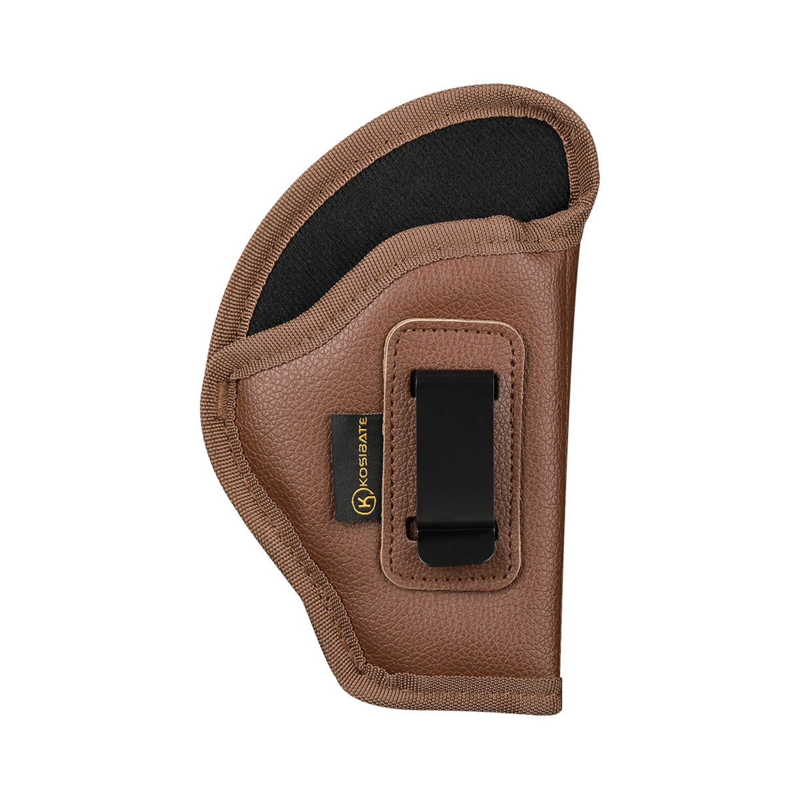 Brown Faux Soft Leather IWB Gun Holster for RUGER LCP 380 For Easy Quick Draw