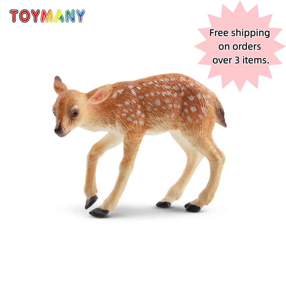 Toymany Mini Fawn Figurine Realistic Collectible Statue Home Decor