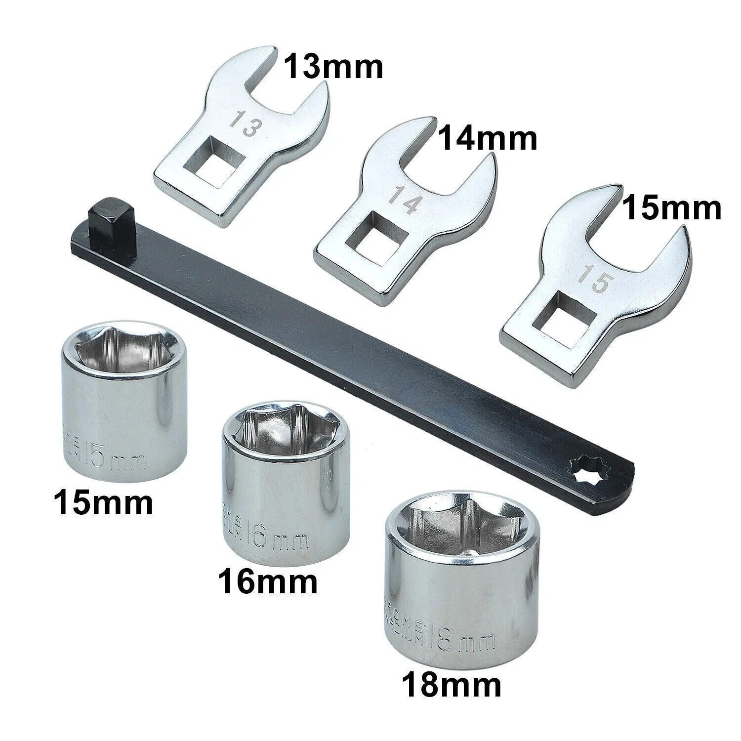 Serpentine Belt Tool Set 3/8"Pulley Wrench Installation Removal Tool